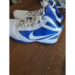 Nike 454140 103 Air Max Destiny TB Men Basketball Shoes White Blue US 10 Nike Mens Air Max Destiny TB ( 454140-104 ) White Basketball  main image 4